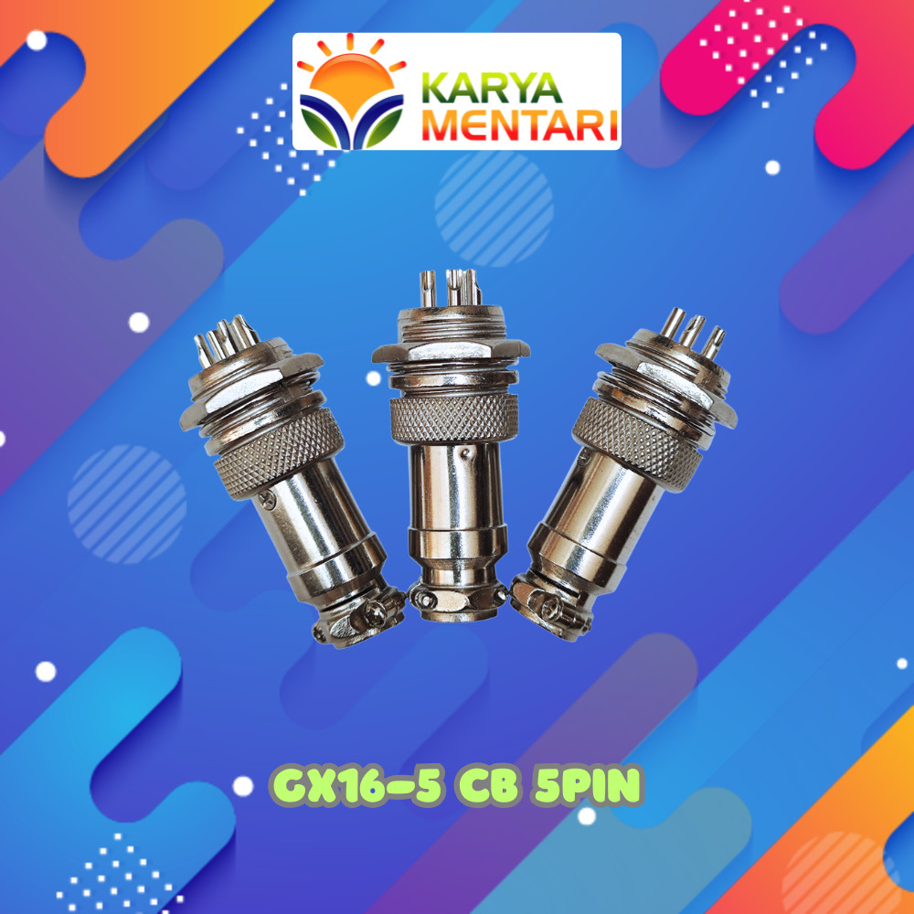Konektor CB GX16 5pin  Aviation Connector GX16 5pin Male Plug Connector GX16 Circular Socket Plug Pa