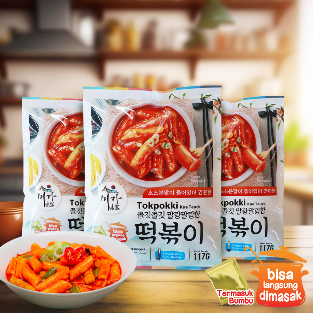 

(Beli 5 Lebih Hemat) Tokpokki Miga 100G + Bumbu Tokpoki 17G Instan Halal Terbaru
