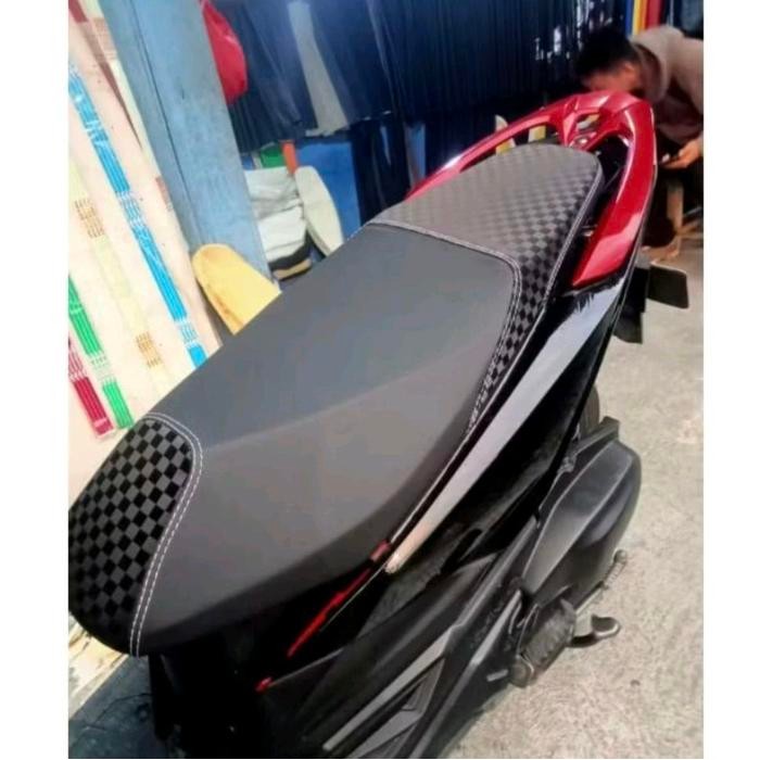 PREMIUM jok vario 125/150 led old jok vario 150 led lama motif catur jok vario 150 led lama mbhtch x