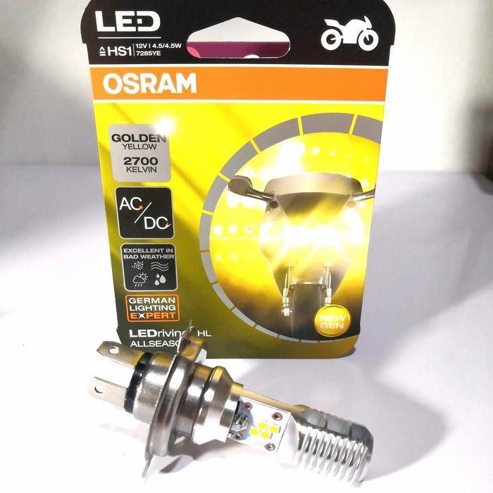 PREMIUM Bohlam Lampu Depan LED Osram motor H4/HS1 KUNING Vixion R15 Mx ing
