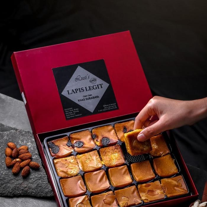 

Lapis legit 4 rasa, legit, lapis uk 18x22cm