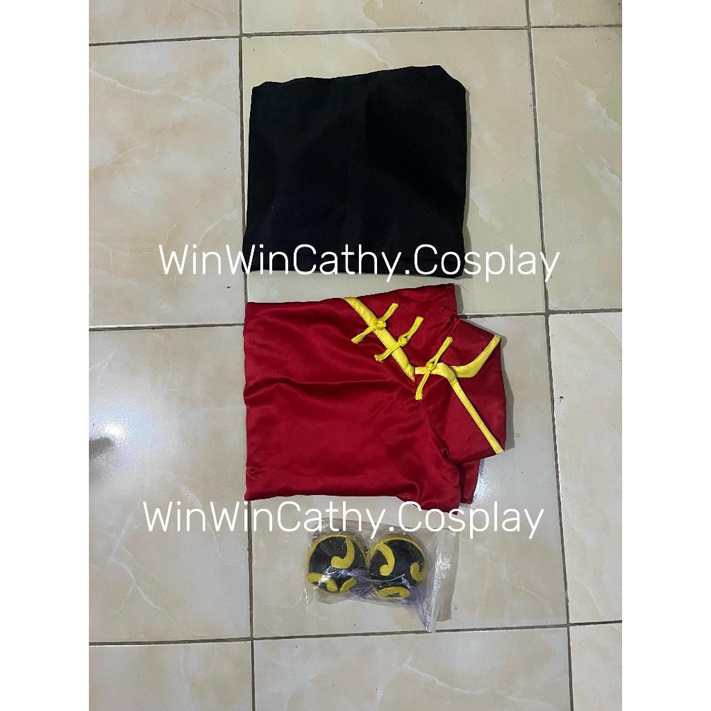 Promo Dijual-Kostum Kagura Gintama Anime Kostum Wig Cosplay Murah Kagura Cheongsam Gintama Anime