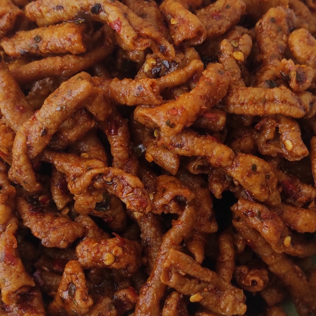 

Sajiandapur Keripik Usus Ayam 250Gr Seblak Daun Jeruk Halal 100%