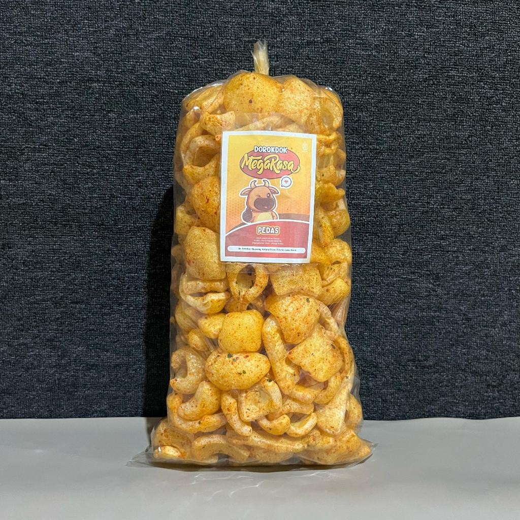 

Sajiandapur Dorokdok/Kerupuk Kulit Sapi 250 Gram Rasa Pedas Daun Jeruk
