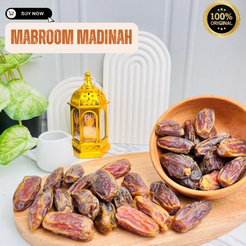 

Sajiandapur Kurma Mabroom Madina Nakhela Eksklusif Dates 1Kg