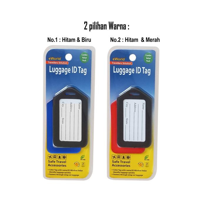 Luggage ID Tag Name Tag Gantungan Nama Koper