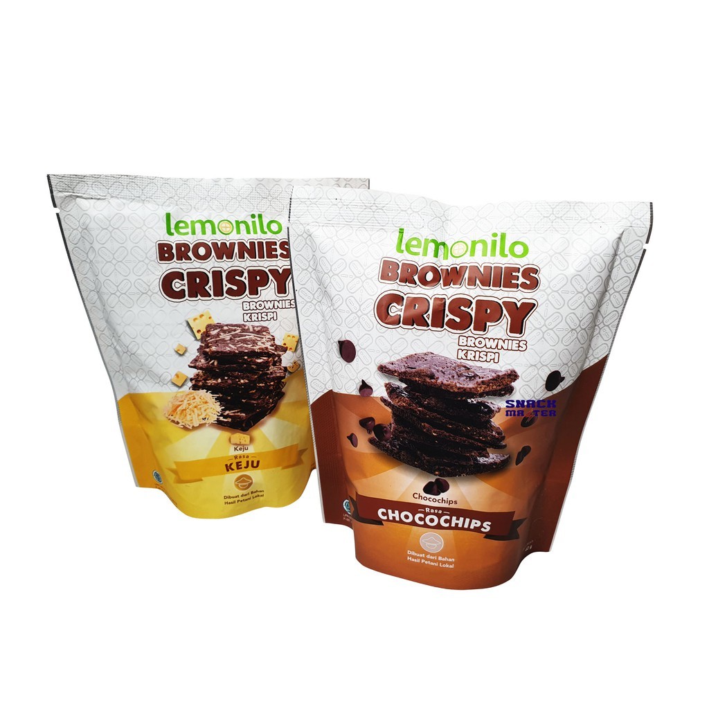 

Sajiandapur Lemonilo Brownies Crispy Rasa Coklat Chocochips & Keju Cheese Chiz Ciz Cemilan Diet