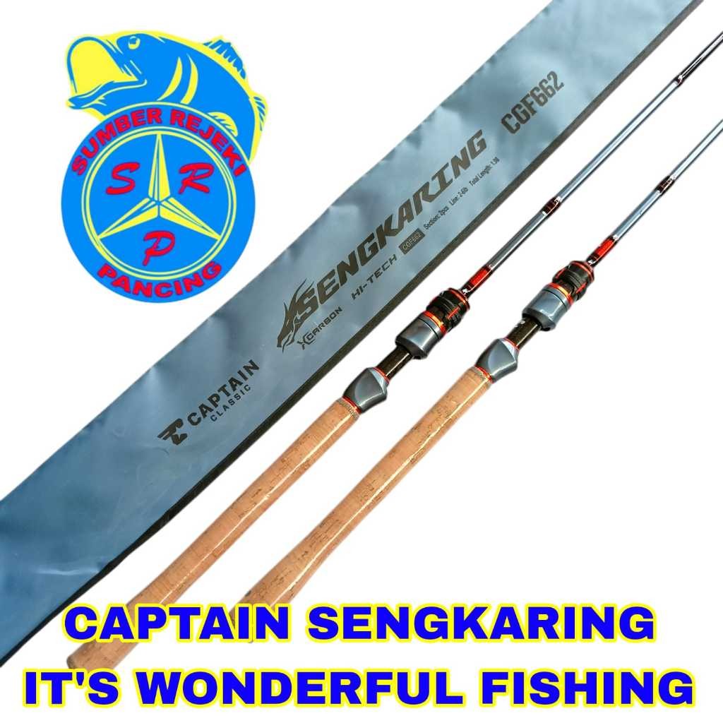 Joran Ultralight Captain Sengkaring Carbon Solid 662 & 702 WE