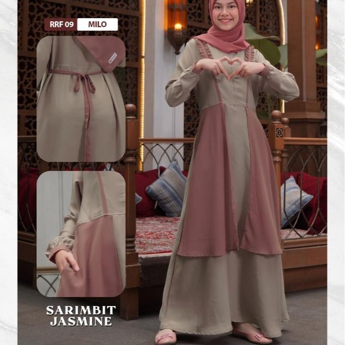 Layali- GAMIS REMAJA RAUNA - SARIMBIT RAUNA JASMINE - COUPLE LEBARAN 2023