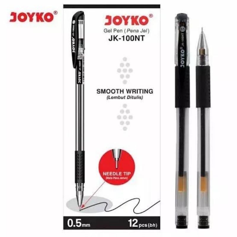 

UM1 ( PAK ) Pulpen Gel JK-100 Joyko 0.5 / Pulpen Gel Joyko