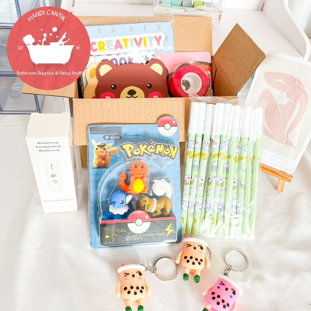 

UM1 Paket Ukur Box ukuran 20x20x8 cm alat tulis