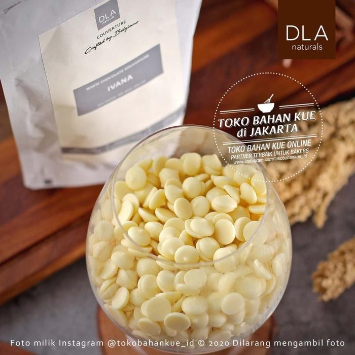 

DLA Naturals - IVANA 30% 1kg White Chocolate Couverture Cokelat Putih