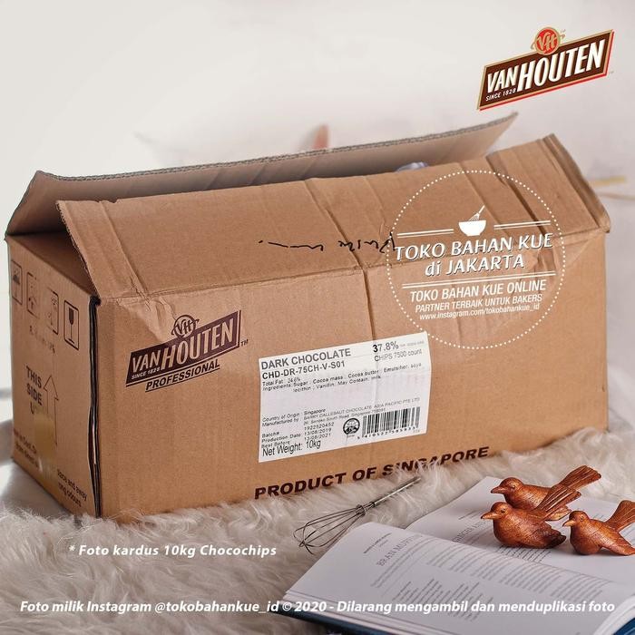 

Van Houten - Chocolate Chips 10kg DUS Choco Chip Cokelat Chocochips