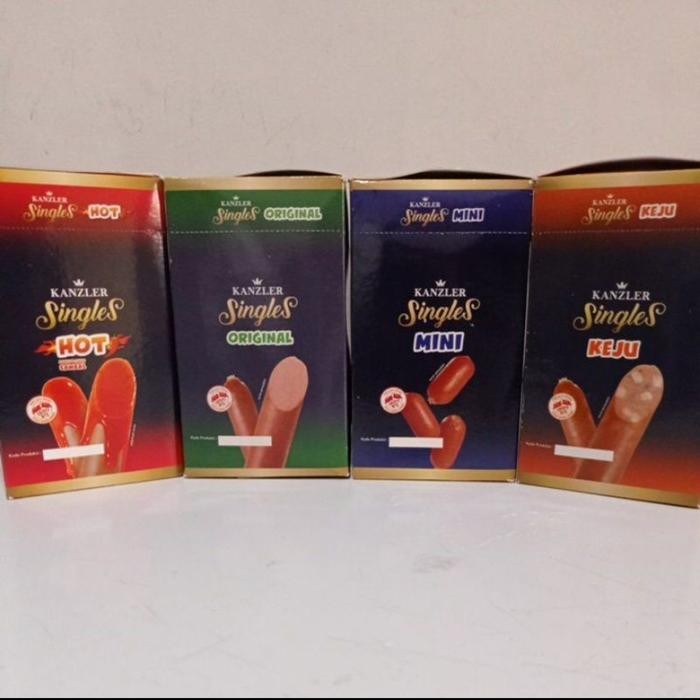 

1 Dus Kanzler Singles Hot / Original / Keju / Mini Box (Isi 12 Pcs)