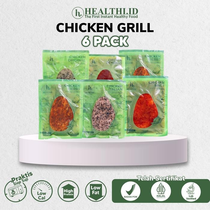 

Chicken Healthi Paket 3 Grill 6 Pcs