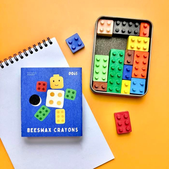

Lego Shaped Beeswax Crayon by Dous Colors