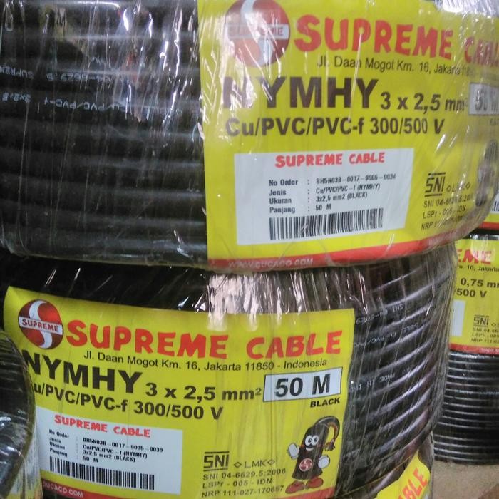 kabel Supreme nymhy 3x2,5mm /kabel nyyhy/nymhy 3x2,5mm Supreme 50m