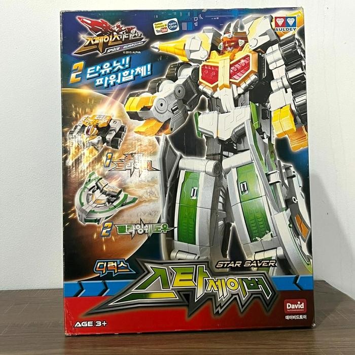 Space Guardian Robot Star Saver original dari Auldey Jepang