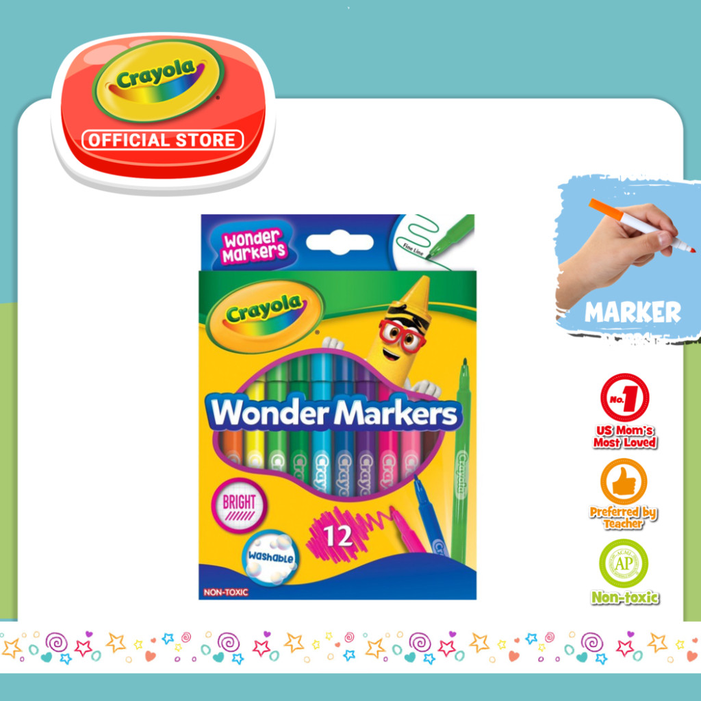 

Crayola 12ct Colors Wonder Markers