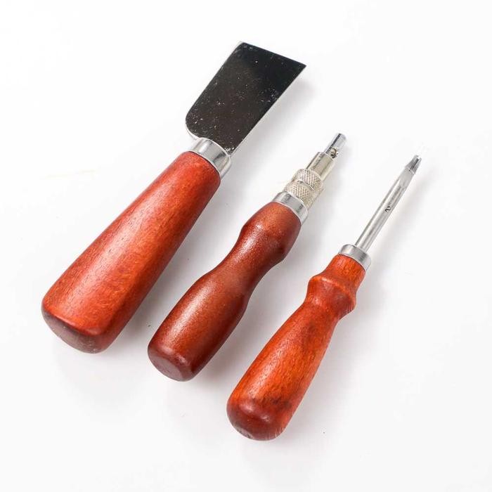 

TERLARIS Peralatan Seni DIY Kulit 18in1 Leather Craft Stitching Tool Set WA134