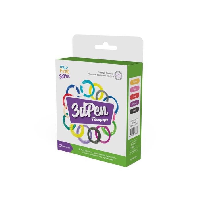 

TERLARIS myFirst 3D Pen refill filaments 5 warna per pack