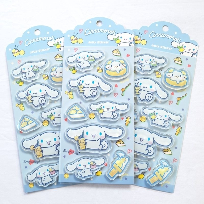 

UM1 Cinnamoroll Jelly Embossed Stickers 2417-6157 - Adinata / Sticker