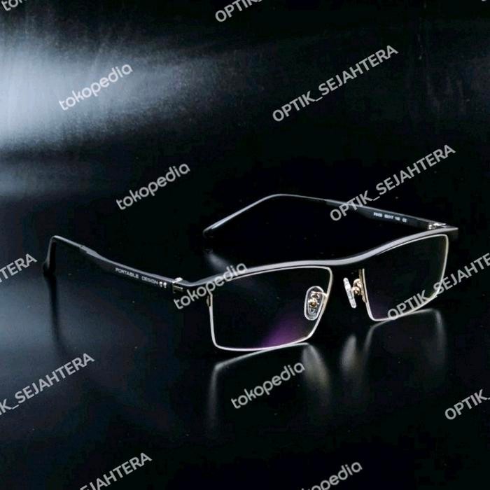 Hemat Frame Kacamata Original P9435 Half Frame Pria