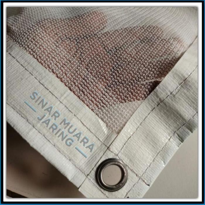 salle Paranet Nilon Nylon Putih 60%-75% List terpal dan ring/Paranet Putih/Paranet Nylon