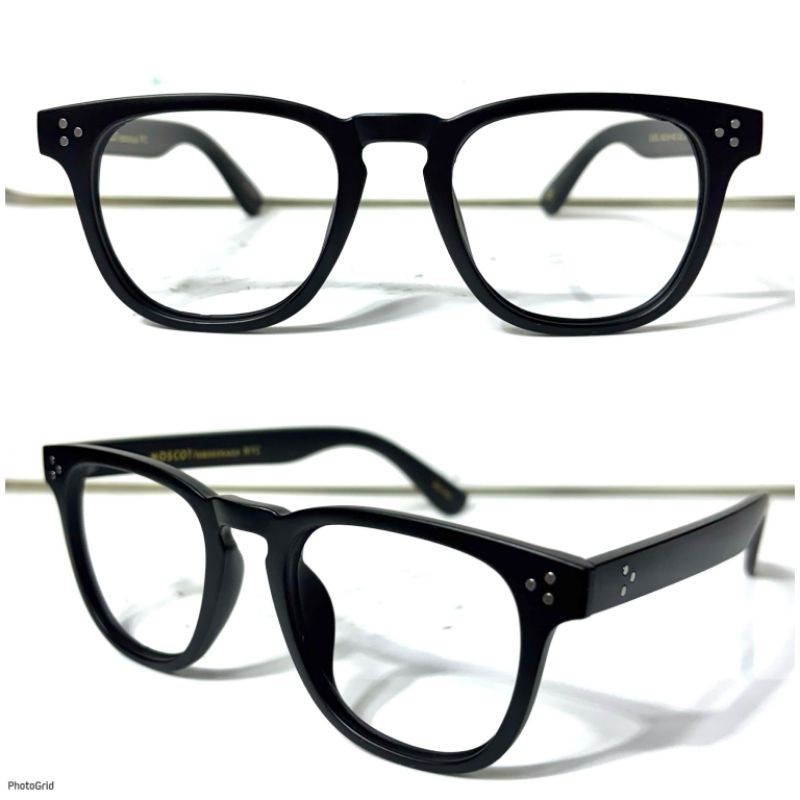 KACA MINUS ANTIRADIASI DUDEL HITAM DOFF FREE LENSA MINUS ATAU SILINDER OPTIK