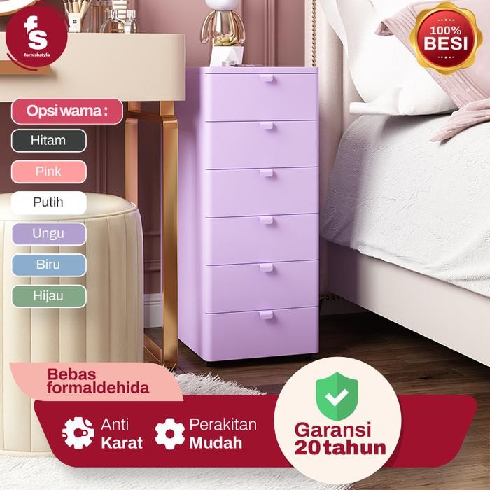 Laci Mini Aesthetic - Laci Kantor - Laci Bahan Besi