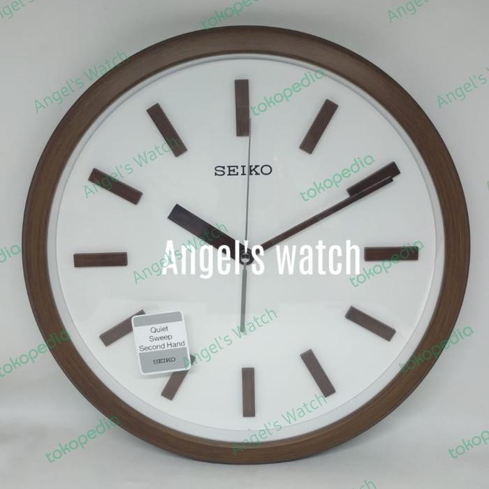 Ready Jam Dinding Seiko Kayu Qxa681 Original