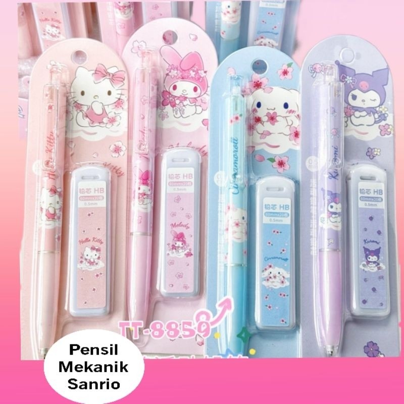 

UM1 Pensil Mekanik Anak Model Sanrio Kuromi Cinnamoroll