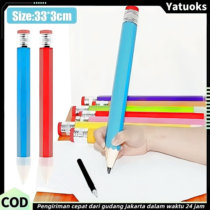

UM1 Pensil Besar / Pensil Jumbo Besar 33 CM / Mainan Pencil / Pensil anak-anak / Pensil Jumbo Hiasan