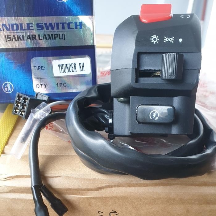 SAKLAR KANAN THUNDER 125 HOLDER KANAN SUZUKI THUNDER 125 TOMBOL SAKLAR