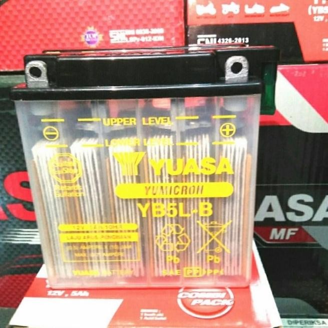 AKI MOTOR YAMAHA MIO SPORTY MIO SMILE YUASA YB5L B GM5Z 3B AKI BASAH