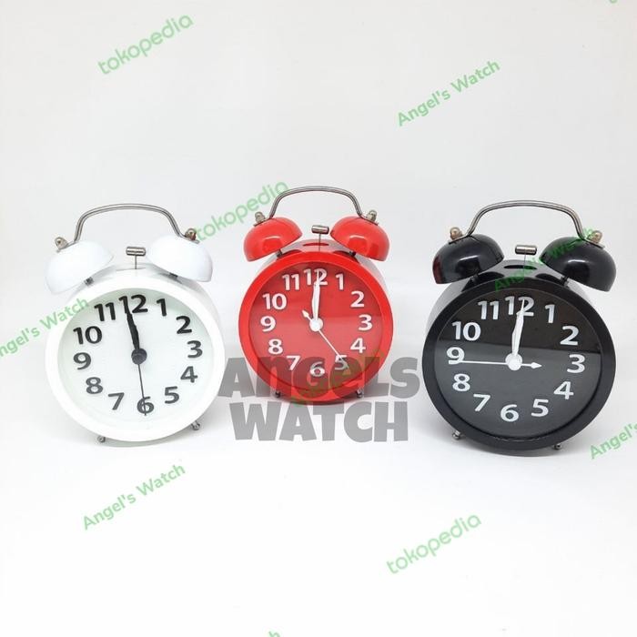 Ready Jam Weker Beker Kring Polos 610/ Jam Weker Kring