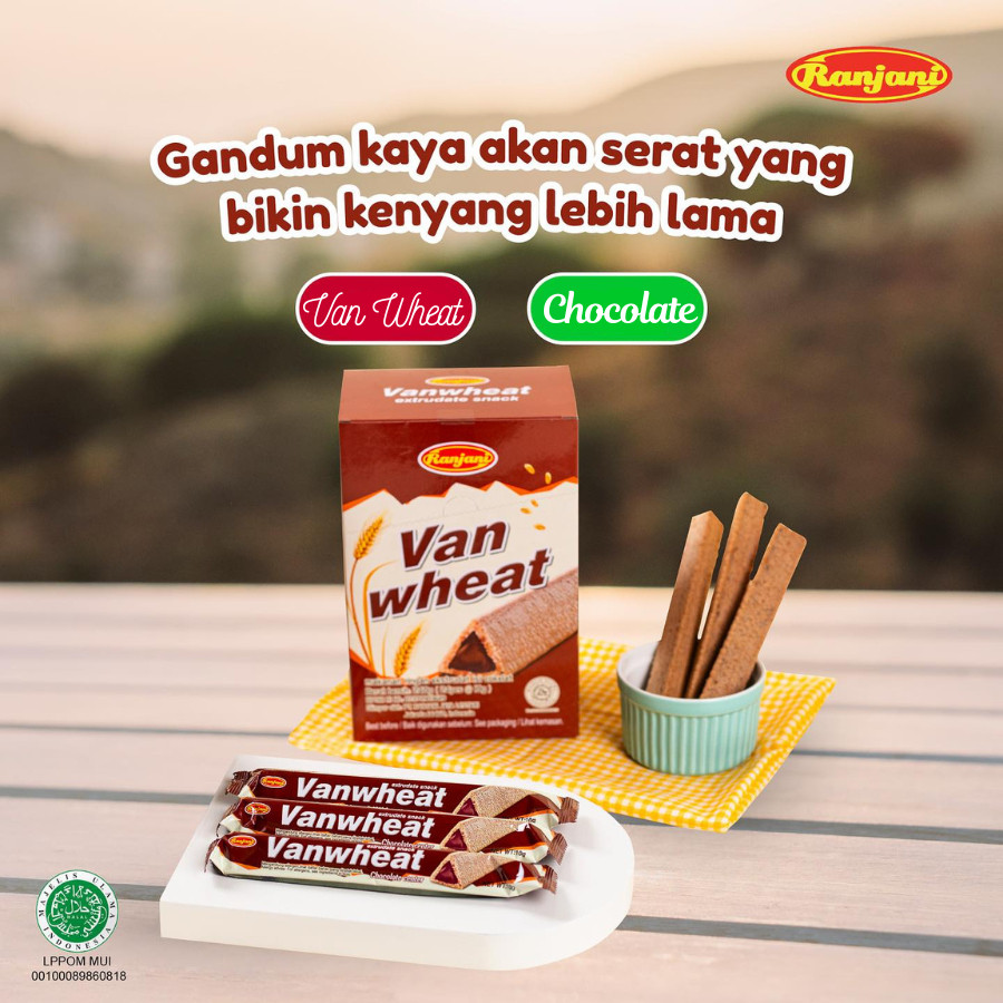 

AYOOOLLARIZSS!! [ BERKAH ] Van Wheat Chocolate Box Isi 24 x 10gr Youka Ranjani Wafer Gandum Snack