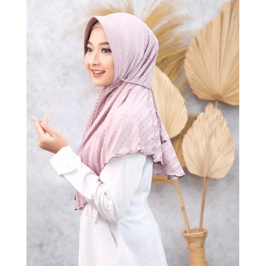 Nayyir- JILBAB INSTAN VIOLA ORIGINAL DNJ / JILBAB INSTAN DEWASA / JILBAB TERBARU KEKINIAN / HIJAB