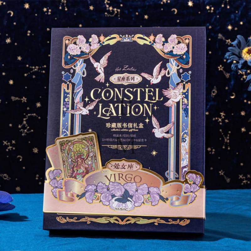 

UM1 Buku Notebook Diary The Zodiac Constelation + Gift Box Jurnal Set