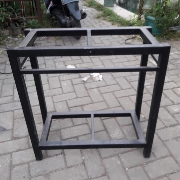 rak aquarium 40x40x75 cm besi holo 4x4