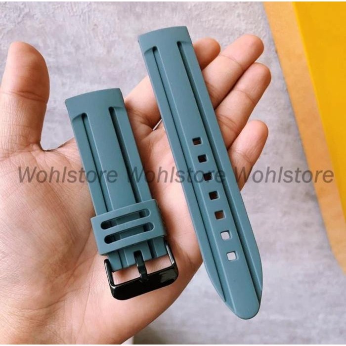 Termurah Strap Silicon Tali Jam Tangan Omega Seiko 5 Rubber 20Mm Driver