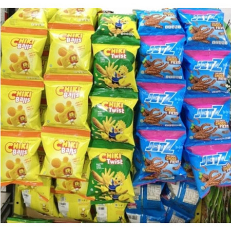 

Dapur Joglo Aneka Chiki Renceng Varian Rasa Chiki Balls Taro Jetz Chitato Twist Smax Ring Piattos