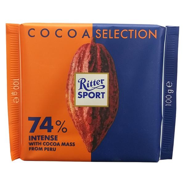 

EatFr3sh- Ritter Sport Cocoa Selection 74% Intense 100 g