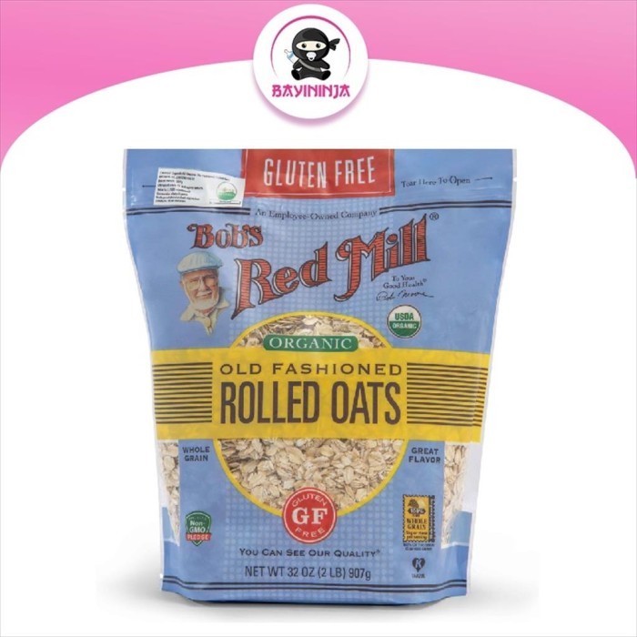 

EatFr3sh- BOBS RED MILL Gluten Free Organic Old Fashioned Rolled Oats 907 g