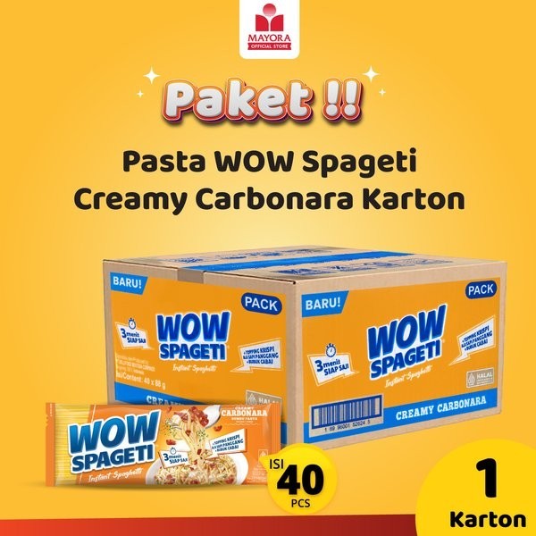 

EatFr3sh- Pasta WOW Spageti Creamy Carbonara Karton