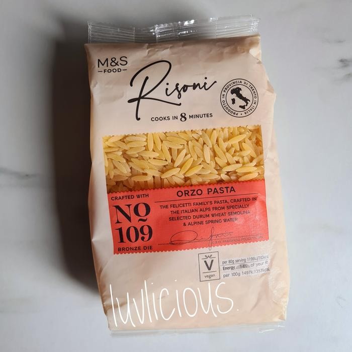 

EatFr3sh- M&S MARK MARKS & AND SPENCER RISONI ORZO PASTA
