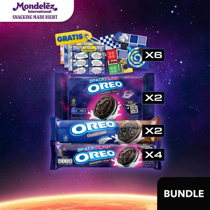 

Paket Snack Oreo Biskuit Spacedunk Edition - Free Board Game