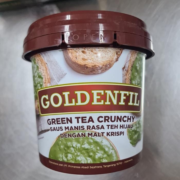 

EatFr3sh- Goldenfil GREEN TEA crunchy 1kg / selai greentea matcha 1 KG