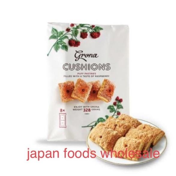 

EatFr3sh- Grona Cushions Puff Pastries Raspberry 328gr /cemilan impor