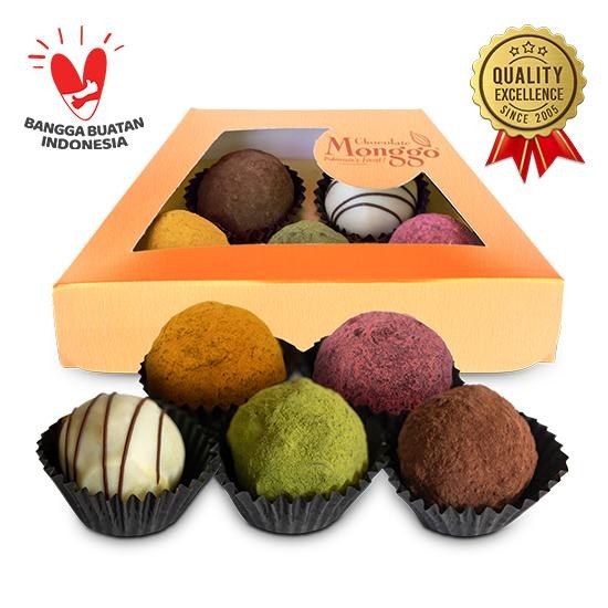 

EatFr3sh- Truffle 5 Flavours box 5pcs Chocolate Monggo Cokelat Creamy